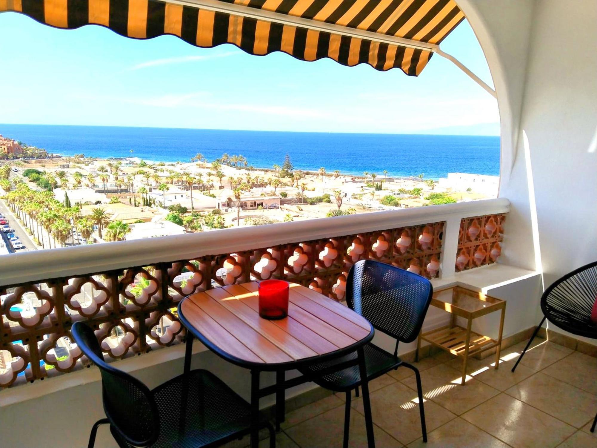 Palm-Mar Appartement Celeste 250M De L'Ocean Vue Mer Panoramique エクステリア 写真