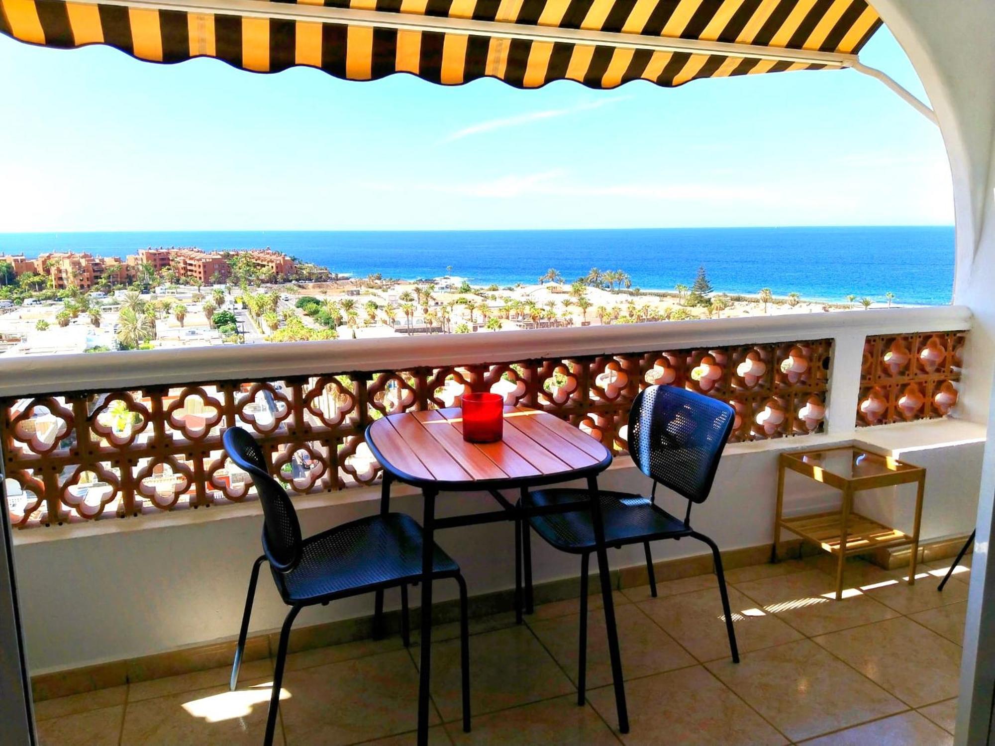 Palm-Mar Appartement Celeste 250M De L'Ocean Vue Mer Panoramique エクステリア 写真