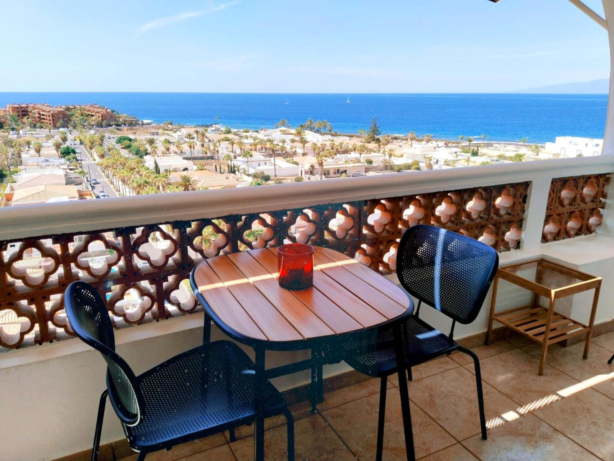 Palm-Mar Appartement Celeste 250M De L'Ocean Vue Mer Panoramique エクステリア 写真