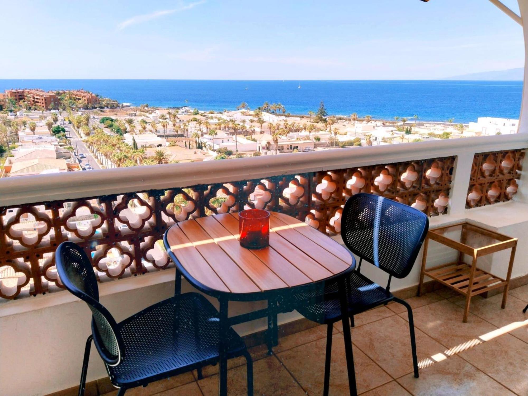 Palm-Mar Appartement Celeste 250M De L'Ocean Vue Mer Panoramique エクステリア 写真