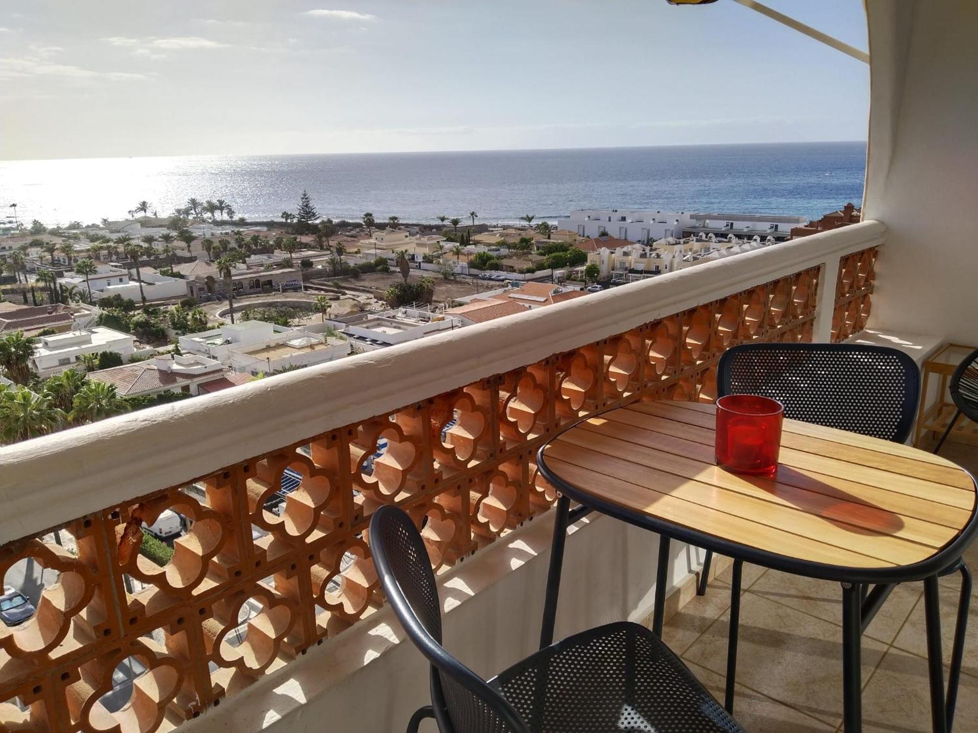Palm-Mar Appartement Celeste 250M De L'Ocean Vue Mer Panoramique エクステリア 写真
